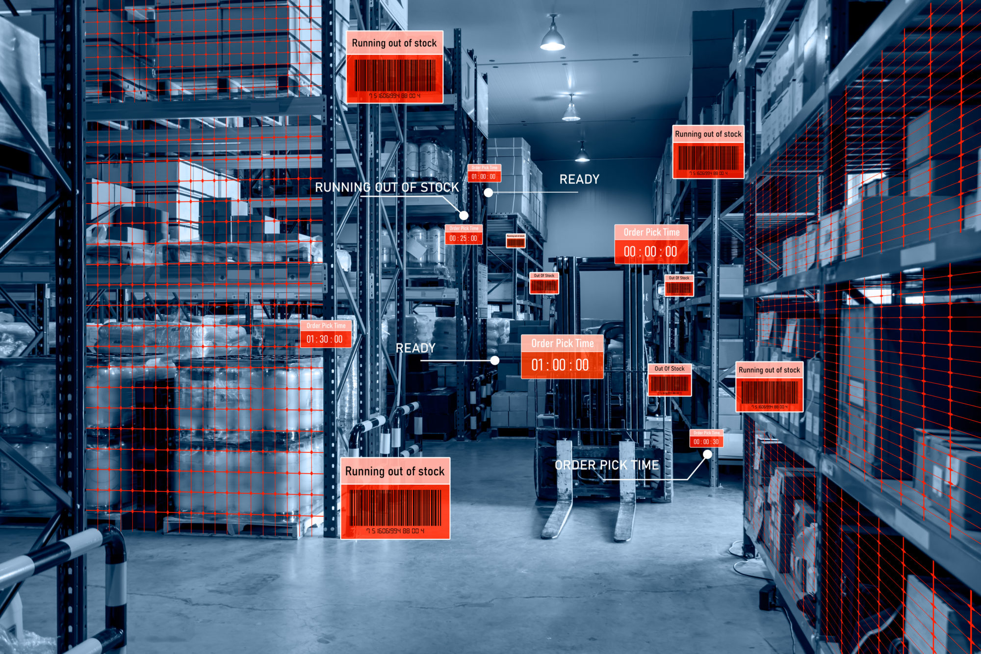 Smart warehouse management system using augmented reality technology to identify package picking and deliver